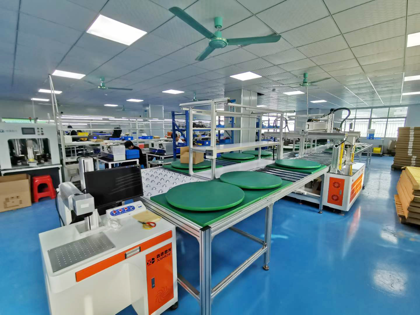 Power battery PACK production line provides convenience for battery production