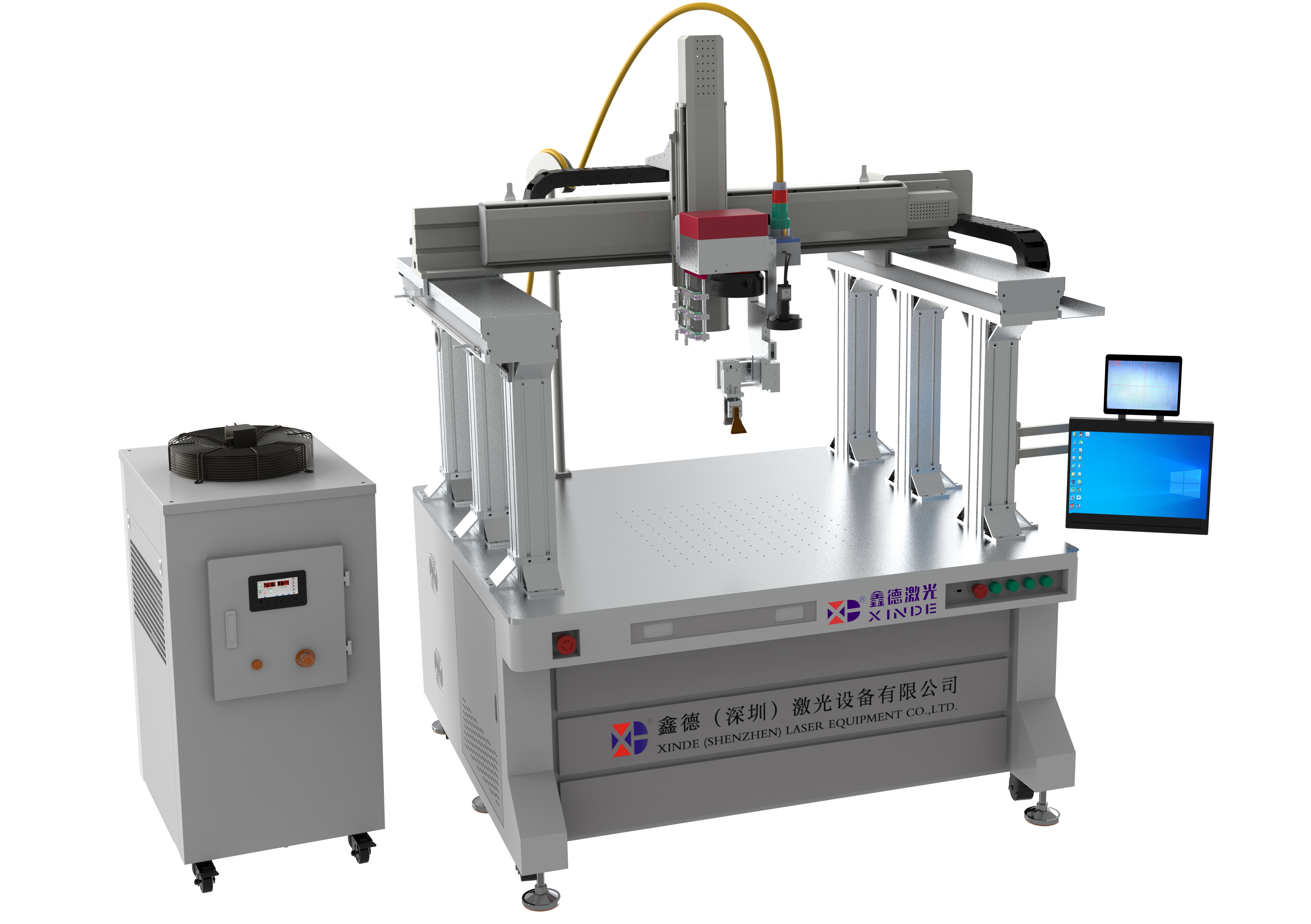 Welding application and advantages of enclosed gantry galvanometer continuous laser welding machine